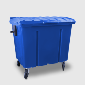 Contentor de lixo 1000 litros azul Lar Plásticos